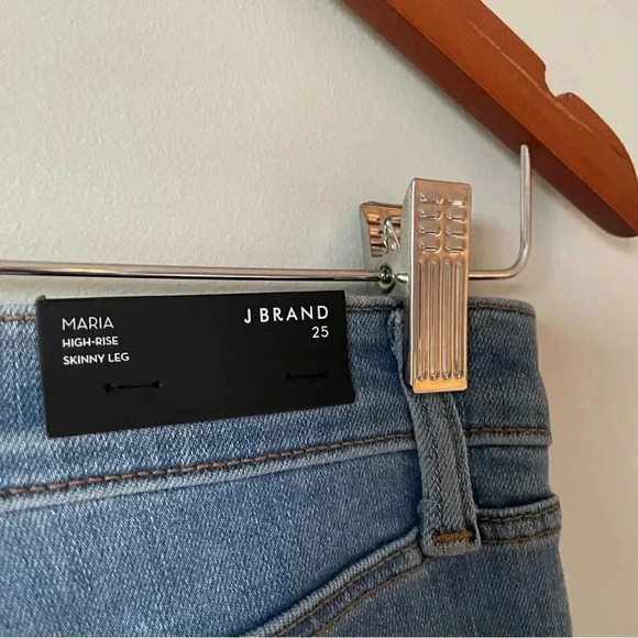 J Brand | Maria High-Rise Skinny Jeans with Snake-Print Panels - Picture 10 of 13